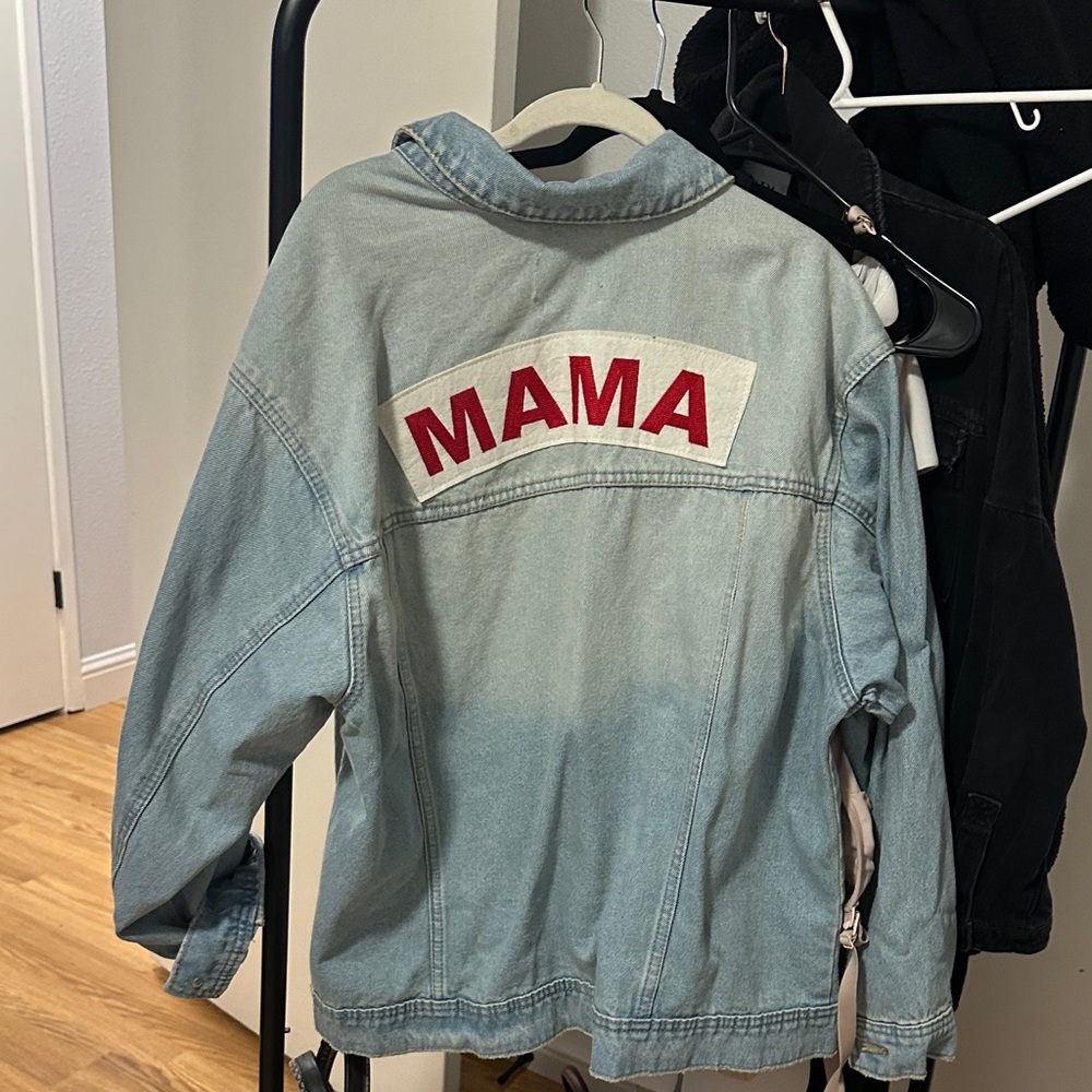 NWT Isabel “MAMA' Patch jacket
